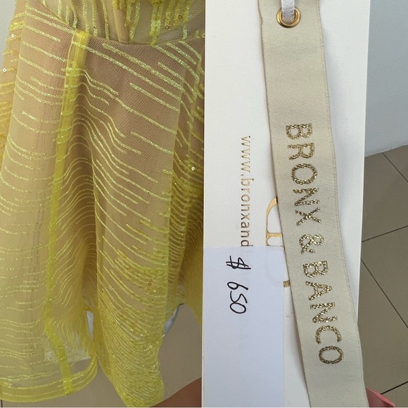 NWT Bronx and Banco Mademoiselle Mini Sequined Dress, size 2 - Picture 5 of 7